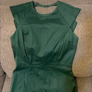 Hoss hunter green dress